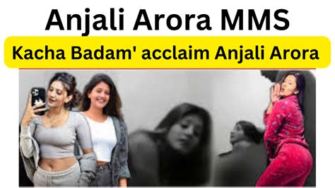 anjali arora mms video|Who is Anjali Arora, whose morphed MMS video went viral in